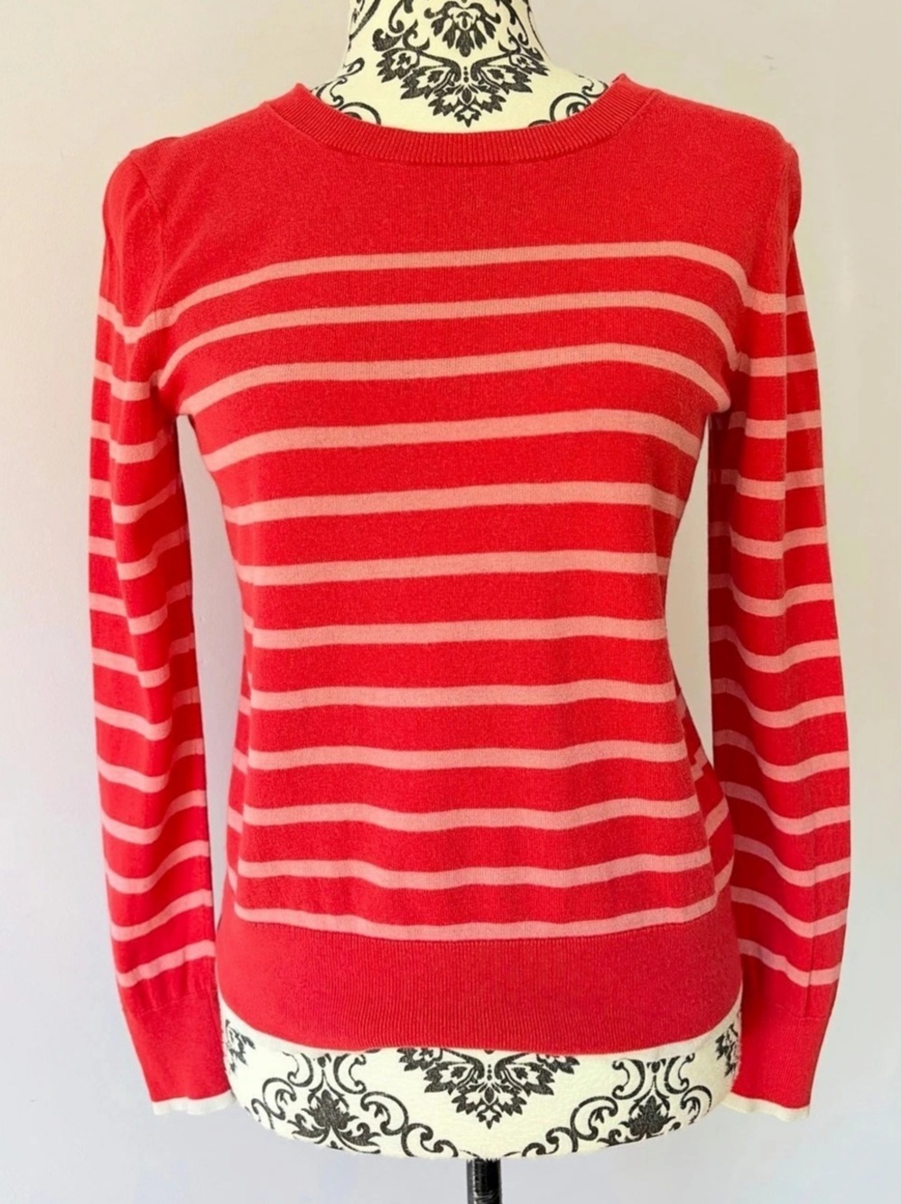 Banana Republic Silk Cashmere Striped Sweater Size Small